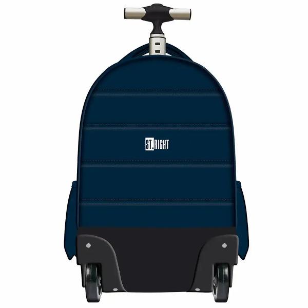 Troller STRIGHT TB01 din colectia grafica Moonlight Heart proiectat pentru transport usor pe roti si organizare eficienta cu 4 compartimente si spatiu dedicat pentru laptop si tableta Sistemul de transport este adaptat pentru o greutate mai mare pentru utilizare confortabila zi de ziEste echipat cu roti rezistente maner telescopic reglabil pe 2 inaltimi si elemente de siguranta precum detalii reflectorizante si material impermeabil Bretelele si manerul pot fi ascunse intr-un 