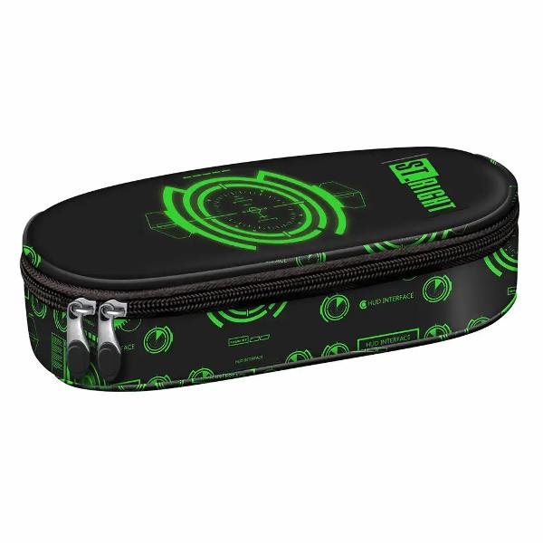 Penarul Majewski ST Right PC01 din colectia Tech Vision este o alegere practica pentru organizarea instrumentelor de scris in fiecare zi Are un corp rigidizat cu spuma si un format compact usor de transportat in ghiozdanInteriorul este gandit pentru ordine si acces rapid include o clapeta interioara pentru organizare elastice pentru creioane si pixuri precum si un buzunar din plasa cu fermoar pentru rechizite miciBrand MajewskiColectie Tech 