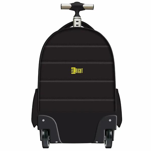 Trollerul Majewski ST Right Good Vibes TB01 din colectia grafica Positive Attitude este un model pe roti conceput pentru transportul comod al rechizitelor si al echipamentelor inclusiv dispozitive electronice Are 4 compartimente si un sistem de transport adaptat pentru o greutate mai mareOfera functionalitate buna in utilizarea zilnica cu organizare interioara buzunare laterale elastice si elemente pentru confort si siguranta precum roti cu rulare usoara si maner telescopic 