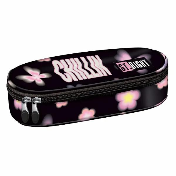 Penarul STRight PC01 din colectia Flower Mood este un penar rigidizat conceput pentru organizarea eficienta a instrumentelor de scris Are un compartiment principal incapator si o clapeta interioara care ajuta la aranjarea rechizitelorEste usor de transportat in ghiozdan si realizat din materiale rezistente potrivit pentru utilizare zilnicaCompartimentare 1 compartiment principalClapeta interioara cu spatiu pentru instrumente de 