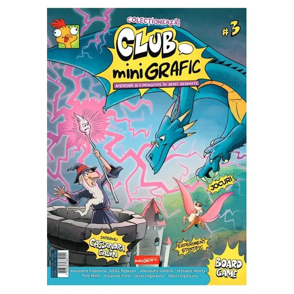 Bun-venit &icirc;n Clubul Mini GraficV&259; a&537;teapt&259; o aventur&259; grozav&259; &icirc;n lumea benzilor desenateV&259; invit&259;m s&259; descoperi&539;i aici benzi desenate care v&259; vor purta &icirc;n lumi imaginate de unii dintre cei mai buni arti&537;ti rom&acirc;ni de BD dar &537;i multe alte surprizePrin con&539;inutul variat &537;i prin colaborarea cu numero&537;i arti&537;ti Club MiniGrafic &icirc;&537;i propune s&259; 