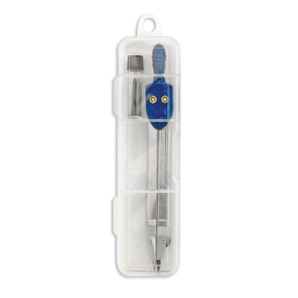 Compas Metalic in Cutie Plastic cu Etui Mine &ndash; Precizie Durabilitate si Siguranta pentru Orele de GeometriePregateste-te pentru cele mai exacte desene si proiecte geometrice Compasul metalic este instrumentul indispensabil pentru elevii si studentii care au nevoie de acuratete maxima la scoala liceu sau facultate Livrat intr-o cutie rigida de protectie din plastic si insotit de un etui cu mine de rezerva acest set asigura o utilizare indelungata si o depozitare sigura in 