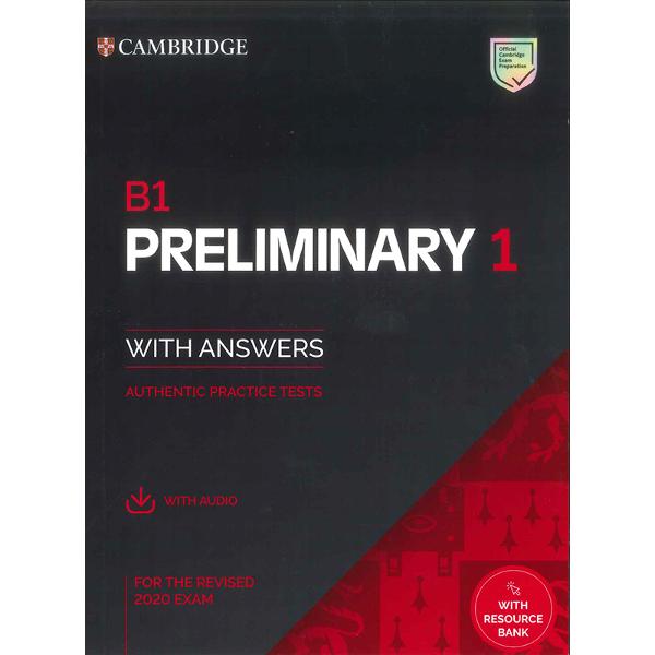 Authentic examination papers from Cambridge Assessment English provide perfect practice because they are EXACTLY like the real examInside B1 Preliminary for the revised 2020 exam youll find four complete examination papers from Cambridge Assessment English Be confident on exam day by working through each part of the exam and scoring system so you can familiarise yourself with the format and practise your exam technique The book contains transcripts sample Writing answers 