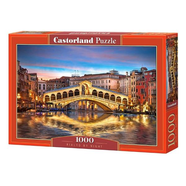 Puzzle de 1000 de piese Castorland Rialto by nightDimensiune Puzzle asamblat 68 x 47 cm