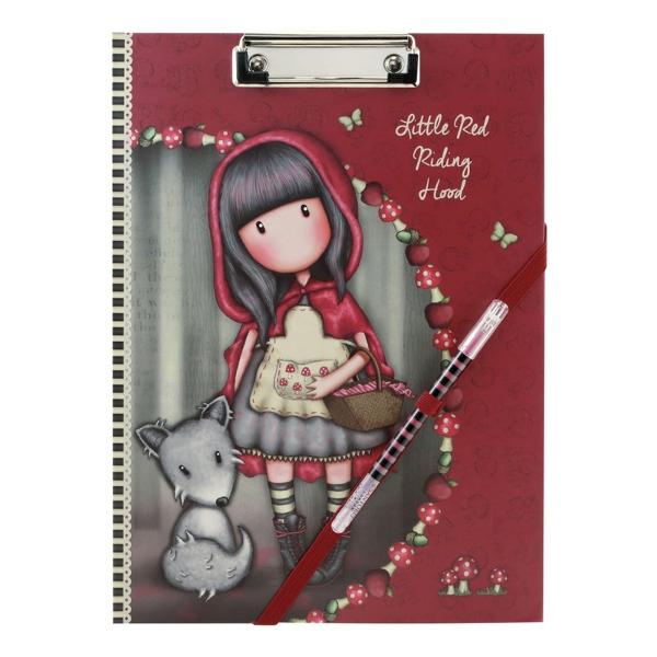 Gorjuss Clipboard cu planificator - Little Red Riding Hood&160;- alege sa fii organiat alaturi de fetita Gorjuss Little Red Riding Hood&160;
