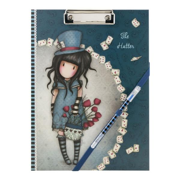 Gorjuss Clipboard cu planificator - The Hatter - alege sa fii organiat alaturi de fetita Gorjuss The Hatter&160;