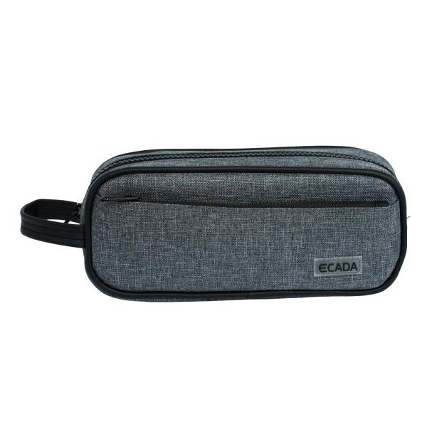 Penar 2 fermoare borset&259; ECADA 78506 &ndash; practic compact &537;i u&537;or de organizatPenarul tip borset&259; ECADA 78506 este solu&539;ia ideal&259; pentru elevii &537;i studen&539;ii care au nevoie de un accesoriu eficient pentru organizarea rechizitelor Cu un design modern &537;i versatil &icirc;n culoare gri acest penar se potrive&537;te perfect at&acirc;t pentru &537;coal&259; c&acirc;t &537;i pentru utilizarea la birouEchipat cu 2 