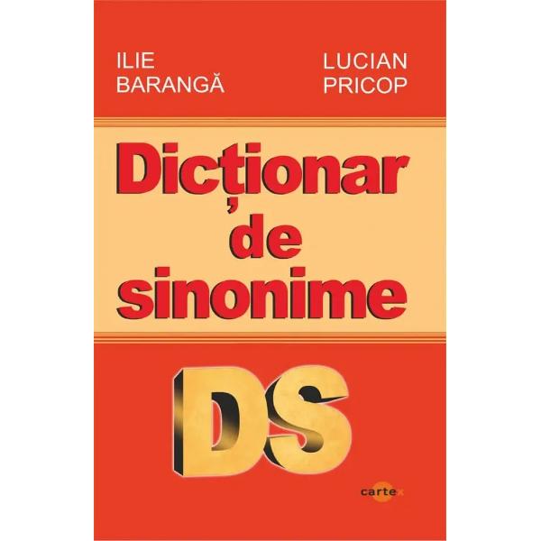 Dictionar de sinonimeAcest Dictionar de sinonime cuprinde aproximativ 59000 de intrari si 396000 de relatii sinonimice Punctul de plecare a constat desigur in fisarea dictionarelor de sinonime alflate in circulatie dar si a dictionarelor explicative si de neologisme existente in bibliotecile si librariile din tara Efortul de regrupare si omogenizare a materialului a fost completat cu stabilirea unei 