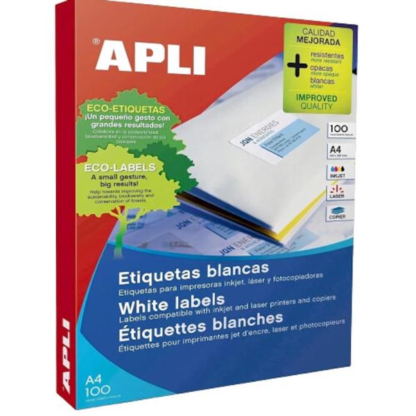 Etichete autoadezive Apli A4 105x74 mmImportant Pret per coala