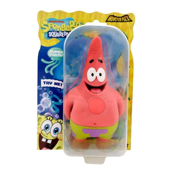 Figurina flexibila de la Monster Flex din seria SpongeBob SquarePants este ideala pentru distractia copiilor si a fanilor serialuluiRealizata din materiale elastice si rezistente aceasta jucarie poate fi intinsa stransa si modelata in diferite forme revenind de fiecare data la forma initiala Figurina se poate intinde pana la 30 cm Este perfecta pentru joaca interactiva dar si pentru relaxare ajutand la reducerea 