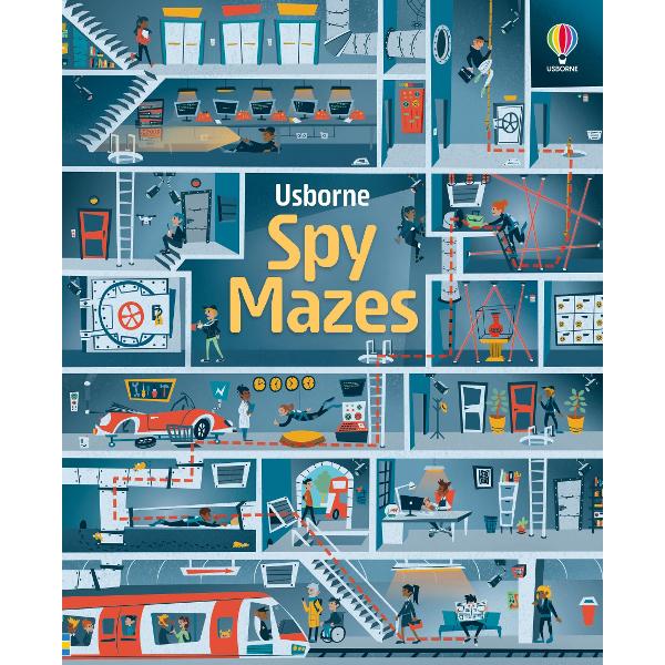 Infiltrate top-secret bases navigate laser networks and escape in high-speed pursuits as you delve into the world of espionage in this stylish selection of mazes Each maze is more challenging than the last from following snowy footprints to decrypting codewords and all the answers are at the back if you get stuck