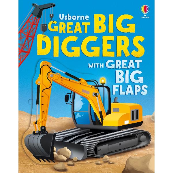 Lift the flaps to animate these heavy-lifting machines Find out how deep a backhoe loader can dig discover the incredible size of a dragline excavator help a crane ship raise a shipwreck and more Theres lots to find out about all kinds of diggers and cranes in this friendly sturdy flap book perfect for shared reading time and independent play alike