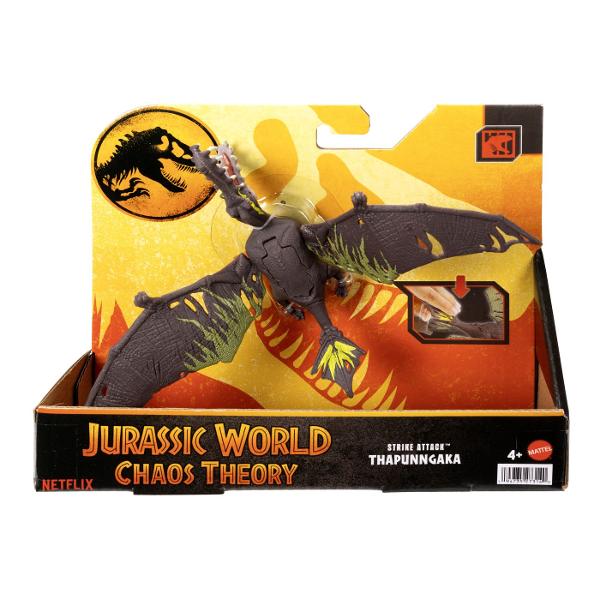 Aceste figurine de actiune cu dinozauri Strike Attack inspirate de Jurassic World Dominion au o singura functie de lovire articulatii mobile forma si culoare realiste Aduceti dinozaurul &bdquola viata&rdquo folosind Realitatea Augmentata Scaneaza codul de urmarire ascuns in aplicatia gratuita Jurassic World Facts cu un dispozitiv inteligent compatibil Android sau iOS nu este inclus pentru a debloca experiente si jocuri AR Culorile si stilurile pot varia Copiii pot explora 