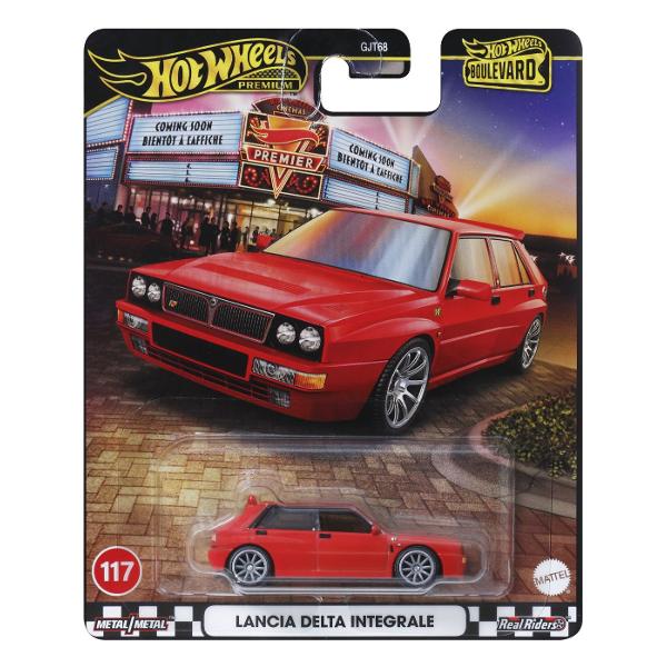 Colectia de caroserie din metal la scara 164 reproduce vehiculele preferate de fani cu anvelope reale Real Rider si grafica personalizata Fiecare model are decoratiuni speciale si ambalaje numerotate Le poti adauga pe toate in colectia ta Fiecare se vinde separat si in functie de disponibilitate Culorile si decoratiunile pot varia Acest pachet contine masinuta Lancia Delta Integrale