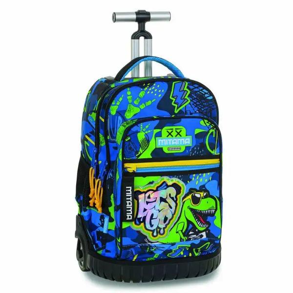 Ghiozdan troler CoolDino MAXI RUN 33 L 37 x 27 x 47 cm 2 compartimente roti din cauciuc Ghiozdan troler CoolDino Model MAXI RUN conceput pentru transport confortabil si rezistent in utilizarea de zi cu zi Manevrarea este usoara datorita ajustarilor care permit adaptarea la inaltimea dorita iar rotile mari din cauciuc ajuta la atenuarea denivelarilor in timpul deplasariiOfera spatiu generos de organizare prin compartimentare practica plus un buzunar frontal cu 