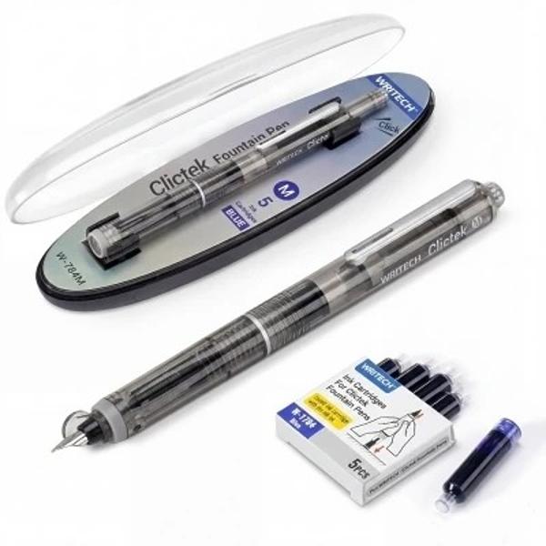 Stiloul retractabil Writech&nbsp;&icirc;mbin&259; elegan&539;a &537;i func&539;ionalitatea modern&259; &icirc;ntr-un instrument de scris premium ideal at&acirc;t pentru &537;coal&259; c&acirc;t &537;i pentru birou Designul retractabil inovator ofer&259; confort sporit &icirc;n utilizare &537;i elimin&259; grija pierderii capacului&nbsp;Prev&259;zut cu&nbsp;mecanism tip click silen&539;ios stiloul permite utilizarea 