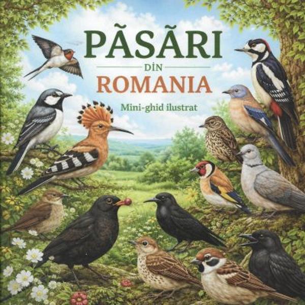 P&259;s&259;ri din Rom&acirc;nia Mini-ghid ilustrat