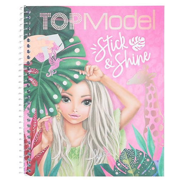 Pentru distractie nelimitata de colorat si autocolante In cartea de colorat TOPModel Stick & Shine puteti umple cele 12 sabloane fantastice de colorat cu culori si puteti de asemenea sa setati accente unice cu cele 8 foi diferite de autocolante pentru tatuaje si cele 8 folii cu sclipici diferite 24 de pagini cu motive excelente TOPModel si inspiratie de colorat