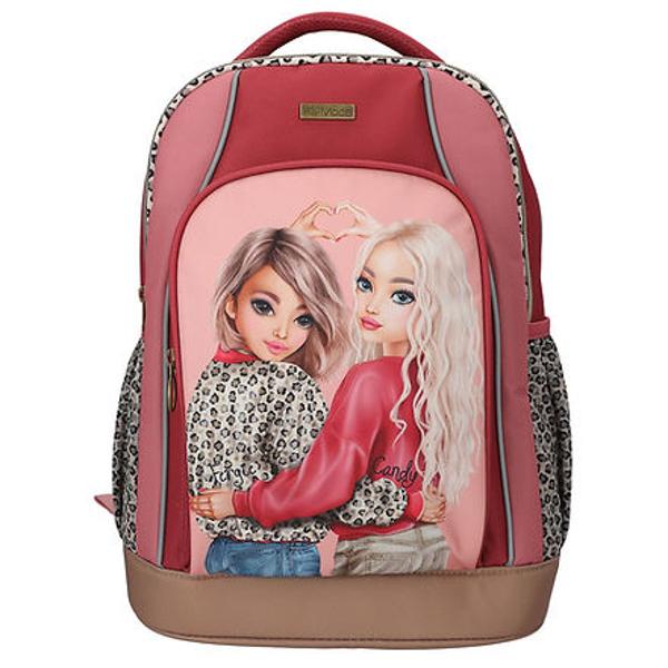 O inim&259; pentru &539;inutele leo Ghiozdanul &537;colar TOPModel are detalii leo la mod&259; pe toat&259; suprafata inclusiv motivul dublu mare de pe buzunar frontal Restul ghiozdanului este &icirc;ntr-o culoare frumoasa roz &537;i ro&537;u-fructe de p&259;dure Baza elegant&259; maro str&259;lucitor este rezistent&259; la murd&259;rie &537;i ap&259; Alte caracteristici practice bretele de um&259;r c&259;ptu&537;ite &537;i reglabile sec&539;iune dorsal&259; 