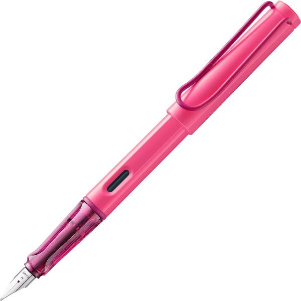 Stilou - Lamy Safari - Neon PinkCum arat&259; Stilou - Lamy Safari - Neon PinkDetalii stilou Lamy safari Pink Neonplastic ABS rezistent finisaj matpenita de otel slefuitaclip metalicgrip ergonomic
