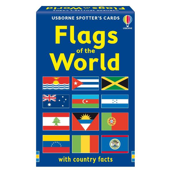 56 double-sided cards show the flag of every independent country in the world Each flag is accompanied by country data from capital cities to currencies Feature panels tell more about flag designs symbols and traditions while internet links provide lots more flag facts