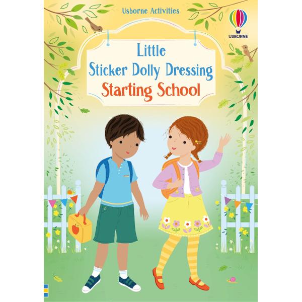 This delightful sticker book introduces little children to things that might happen during a school day such as getting ready and arriving at school exploring the classroom lively music and art sessions imaginative dressing up and outdoor play Dress the dolls for the activities and add extra stickers to decorate the backgrounds- The number 1&nbsp;bestselling sticker series&nbsp;with characters to dress and colourful scenes to decoratebr 