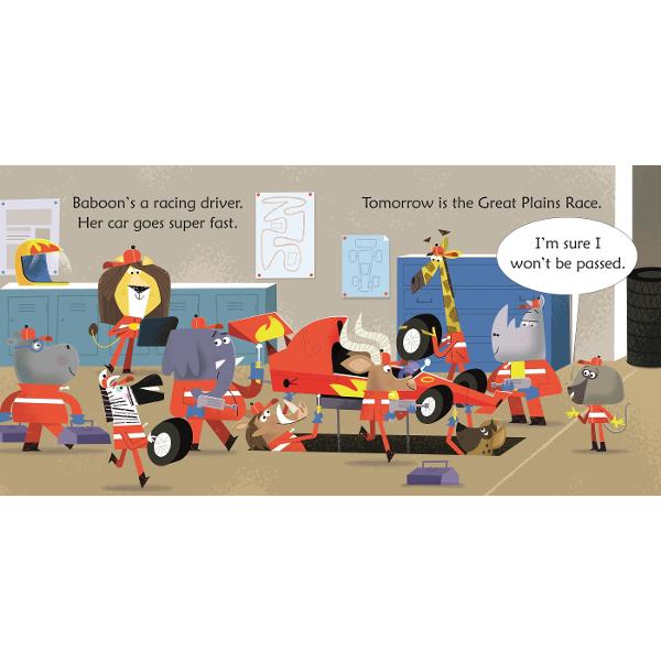 In this funny rhyming story racing driver Baboon looks set to win the Jungle Grand Prix But her rival Cheetah will try any trick to stop her Will he succeed Find out in this fast-paced addition to the popular Phonics Readers series
