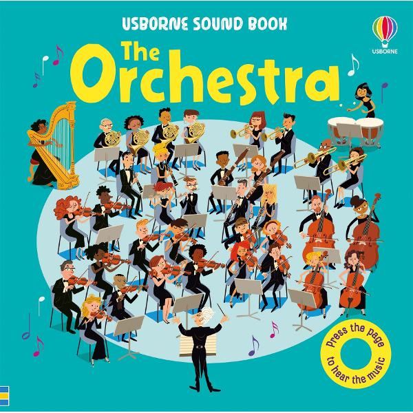 When you press the sound button on each page of this delightful book youll hear different instruments getting ready for the big concert until they all play together at the end With charming illustrations full of humorous details to talk about and a sprinkling of facts about the orchestra this is a perfect introduction to the magic of classical music