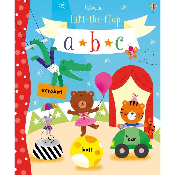 A fun interactive way to learn the alphabet with letter sound and formation activities and over 100 flaps to lift Children can match sounds and letters on the farm guess letter sounds for animals at the zoo find toys in the toyshop and much more Theres also a page of little and big letters and alphabet letters to trace with their finger