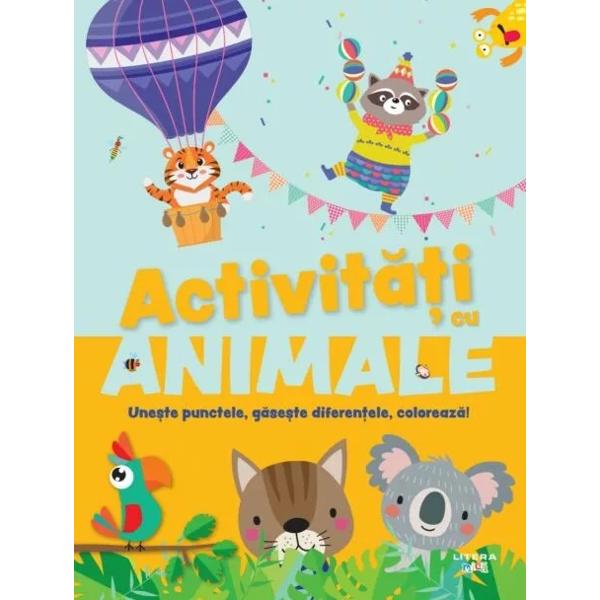 O carte de activit&259;&539;i adorabil&259; pentru micii iubitori de animale Plin&259; de jocuri captivante &ndash; une&537;te punctele g&259;se&537;te diferen&539;ele coloreaz&259; rezolv&259; labirinturi &537;i alte activit&259;&539;i amuzante &ndash; aceast&259; carte colorat&259; &537;i atent ilustrat&259; promite ore &icirc;ntregi de distrac&539;ie