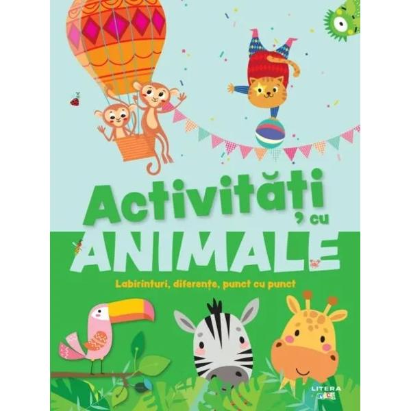 O carte de activit&259;&539;i adorabil&259; pentru micii iubitori de animale Plin&259; de jocuri captivante &ndash; une&537;te punctele g&259;se&537;te diferen&539;ele coloreaz&259; rezolv&259; labirinturi &537;i alte activit&259;&539;i amuzante &ndash; aceast&259; carte colorat&259; &537;i atent ilustrat&259; promite ore &icirc;ntregi de distrac&539;ie