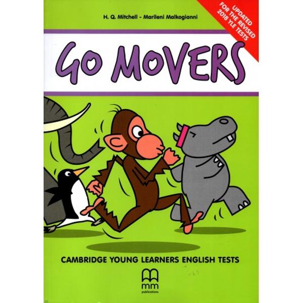 este un suport de curs pentru cei care se pregatesc pentru examenul Cambridge YLE MOVERS  Young Learners Movers  contine 14 lectii cu diverse exercitii pentru cele 4 abilitati reading writing listening speakinginclude 5 modele de teste complete pentru pregatirea examenului YLE Moverspachetul contine audio CD pentru sectiunea de ascultareclasificat de CEFR pentru nivelul A1  Movers