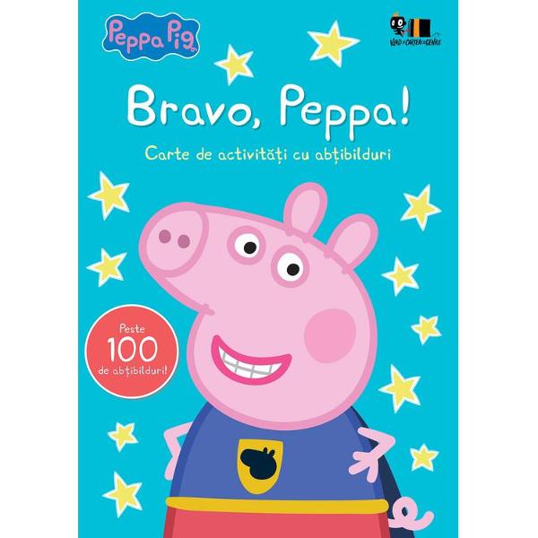 Carte bazat&259; pe serialul TV Peppa PigAceast&259; carte amuzant&259; cu ab&355;ibildurieste perfect&259; pentru &icirc;ncurajarea micu&539;ilor s&259; se poartefrumos Exersa&355;i cu ajutorul ei activit&259;&539;i zilnice obi&351;nuitecum ar fi &icirc;mbr&259;catul sau sp&259;latul pe din&539;i&nbsp;&Icirc;n interior ve&539;i g&259;si chiar &537;i un tabel care s&259;-i ajute pe ceimici s&259;-&351;i 