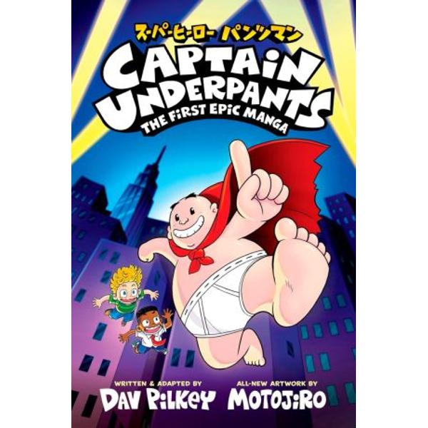 Following the story arc of the first original chapter book&nbsp;Captain Underpants The First Epic Manga&nbsp;is re-envisioned as an engaging graphic novel reading in Western style left to rightWith dynamic manga artwork by Japanese artist Motojiro all-new Flip-O-Ramas and much more it will captivate existing fans capture new readers and appeal to comics manga and anime aficionados alikeCombining humour and action with 