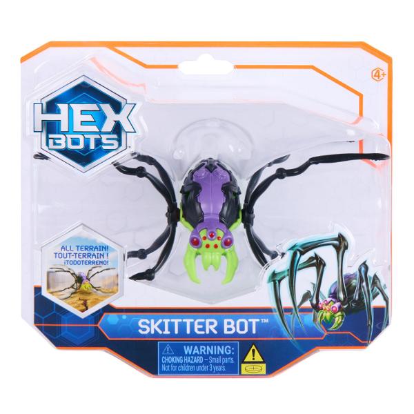 Sa inceapa distractia si micile farse alaturi de familia si prietenii tai cu Paianjenul HEX BOTS Aceasta jucarie robotica super haioasa va aduce cu siguranta hohote de ras si mici sperieturi prietenesti oricui se teme de gaze si insecte  Priveste cum Paianjenul tau alearga de zor pe podea multumita miscarilor sale autonome complet unice Poate traversa orice tip de teren asa ca il poti trimite in misiune chiar si afara in aer liber Paianjenul prinde viata instantaneu cu designul sau 
