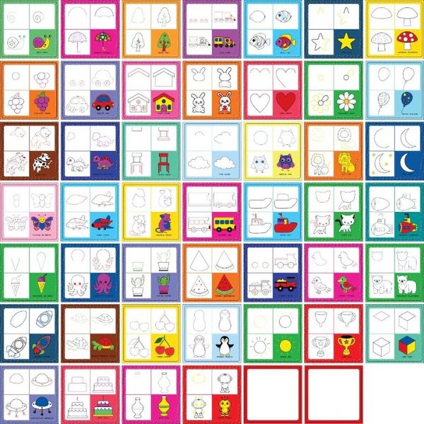 Tip produs Joc de creatieBrand Smile GamesPentru Fete BaietiDimensiuni produs ambalat 26 x 6 x 26 cmGreutate produs ambalat 076 kgDescopera bucuria desenului cu acest joc educativ si distractiv Setul include 44 de cartonase colorate cu forme captivante concepute pentru a stimula creativitatea si a dezvolta abilitatile artistice ale copiilor Fiecare forma reprezinta un obiect sau o figura oferindu-le micilor artisti provocari interesante 
