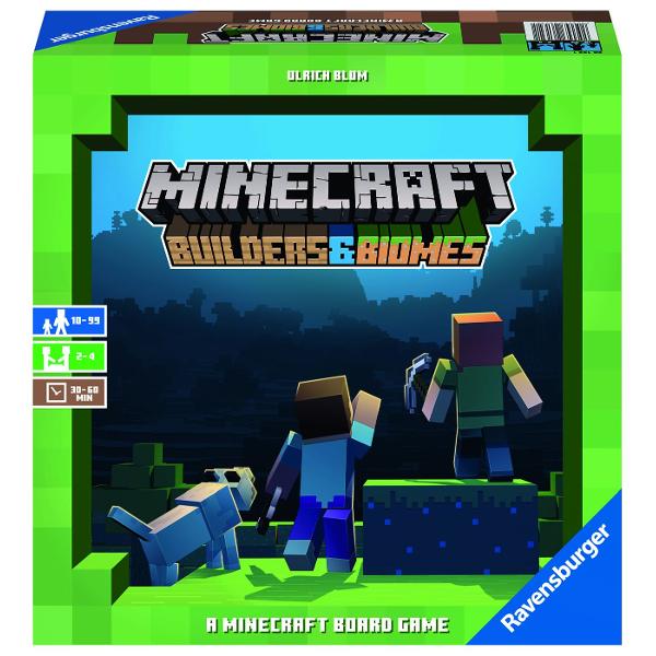 Jocul Minecraft este o aventura plina de distractie si emotii inspirata de popularul joc video o noua dimensiune adusa din lumea digitala direct pe plansa Jucatorii exploreaza o lume in continua schimbare si castiga puncte de experienta pentru a obtine victoria Ei colecteaza blocuri necesare pentru construirea structurilor si cauta cladiri care se potrivesc strategiei lor Doar cei care isi planifica miscarile cu inteligenta vor avea sansa sa castige In timpul explorarii participantii pot 