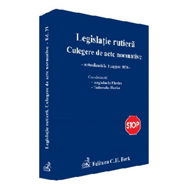 Lucrarea de fa&355;&259; prezint&259; cadrul legislativ &icirc;n domeniul circula&355;iei rutiere cu indicarea la fiecare articol care prevede o regul&259; de circula&355;ie a c&259;rei &icirc;nc&259;lcare reprezint&259; contraven&355;ie a sanc&355;iunii principale a sanc&355;iunilor contraven&355;ionale complementare &351;i a m&259;surilor tehnico-administrative Ea se adreseaz&259; &icirc;n egal&259; m&259;sur&259; at&acirc;t publicului larg poli&355;i&351;tilor 