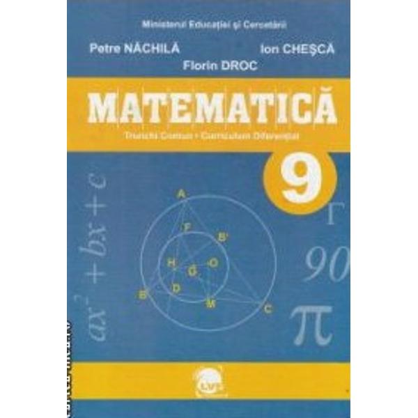 Matematica clasa a IX a TCCD