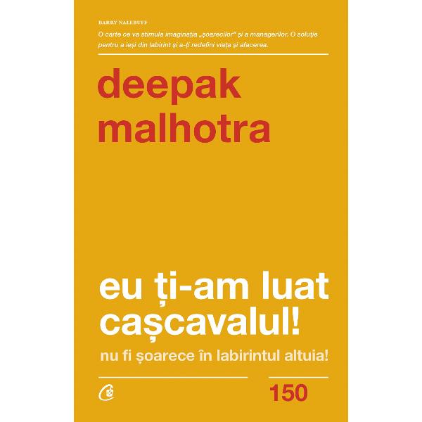 Ce-ai face dac-ai fi &351;oarece &351;i ai tr&259;i &238;ntr-un labirint iar cineva &355;i-ar tot lua ca&351;cavalul &351;i l-ar muta din loc &238;n loc Pornind de la aceast&259; &238;ntrebare s-au scris dou&259; c&259;r&355;i extraordinare Elementele care stau la baza lor sunt analoge personajele sunt c&226;&355;iva &351;oareci ce tr&259;iesc &238;ntrun labirint &351;i umbl&259; dup&259; ca&351;caval Ca&351;cavalul reprezint&259; ceea ce ne dorim iar labirintul 