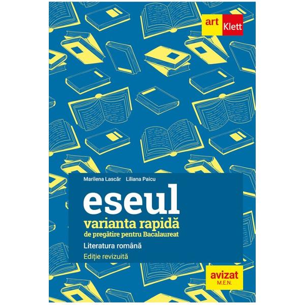 Lucrarea este realizat&259; &icirc;n conformitate cu Programa de Bacalaureat &icirc;n vigoare pentru disciplina Limba &351;i literatura rom&acirc;n&259;aprobat&259; prin OM nr 49232013Prezentul auxiliar a fost avizat de Ministerul Educa&355;iei Na&355;ionale prin Ordinul nr 3022 din 08012018 &351;i se reg&259;se&351;te la pozi&355;ia nr 282 din anexa Ordinului&nbsp;Lucrarea propune o metod&259; rapid&259; &351;i eficient&259; de preg&259;tire 