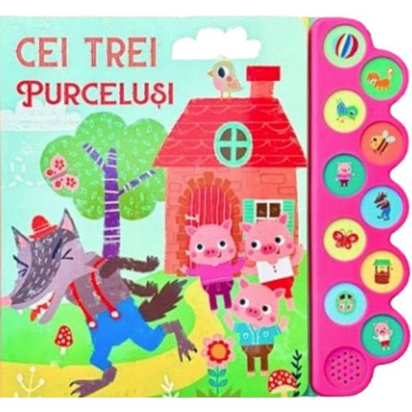 Carte cu sunete10 butoane&nbsp;