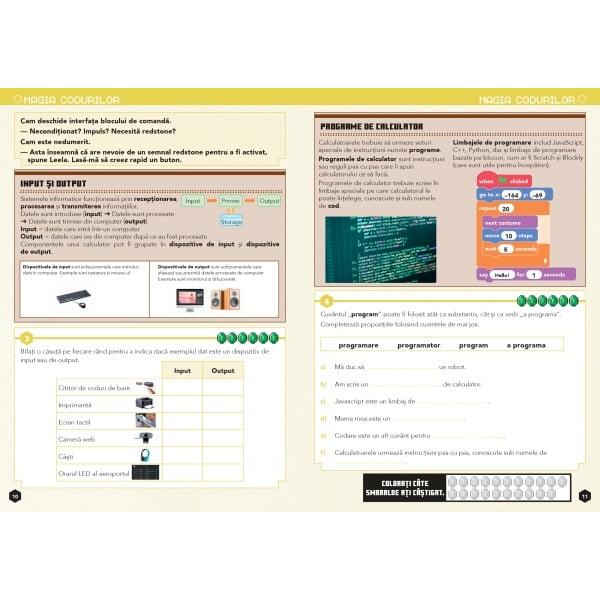 Transform&259; pasiunea pentru Minecraft &icirc;ntr-o aventur&259; de &icirc;nv&259;&539;are &537;i descoper&259; informatica &537;i programarea prin misiuni provoc&259;ri &537;i proiecte inspirate din jocul preferatMinecraft Caiet de informatic&259; &537;i programare 7 - 11 ani &icirc;i invit&259; pe copii s&259; exploreze concepte de informatic&259; &537;i programare &icirc;ntr-un context pe care &icirc;l cunosc &537;i &icirc;l &icirc;ndr&259;gesc universul 