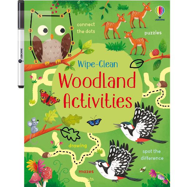 Meet Scamp the squirrel and her woodland friends in this puzzle-packed activity book Use the special pen provided to join the dots solve mazes spot differences and trace the dotted lines then wipe the pages clean and repeat This is the perfect way for young children to develop the vital fine motor skills they need for learning to write letters and numbers