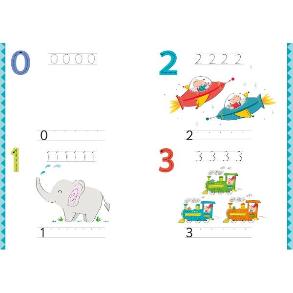 Help little ones learn to count and write numbers up to 100 with this friendly activity book Durable wipe-clean pages mean children can practise again and again and there are links to websites with advice and more activities to help children learn to read and write