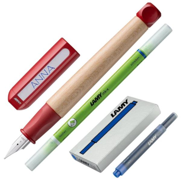 Un pachet ideal pentru primii pa&537;i &icirc;n scriere&nbsp;stiloul LAMY ABC conceput special pentru &icirc;ncep&259;tori&nbsp;pic cu rescriere LAMY F&nbsp;pentru corecturi rapide &537;i&nbsp;5 patroane de cerneal&259; albastr&259; Practic complet &537;i potrivit pentru &537;coal&259;Setul contine&nbsp;Stilou pentru mana dreapta Lamy ABCp idshortDesc 