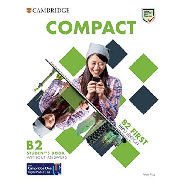 Fast focused exam preparation - a 50-to-60-hour course for the B2 First exam Intensive revision and practice to quickly maximise performance Compact First offers intensive revision and practice to quickly maximise performance Consolidate language and skills for exam success through clear concise training Build confidence with Compacts unique step-by-step approach and learn essential exam strategies through user-friendly Exam tips The exam-specific Grammar sections and Grammar 