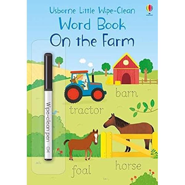 Help young children improve their language and writing skills with this fun activity book all about a farm There are lots of easy words to practise reading and writing including farm animals machines fruit and vegetables and farm noises With durable wipe-clean pages for endless practice and links to websites with advice and more activities