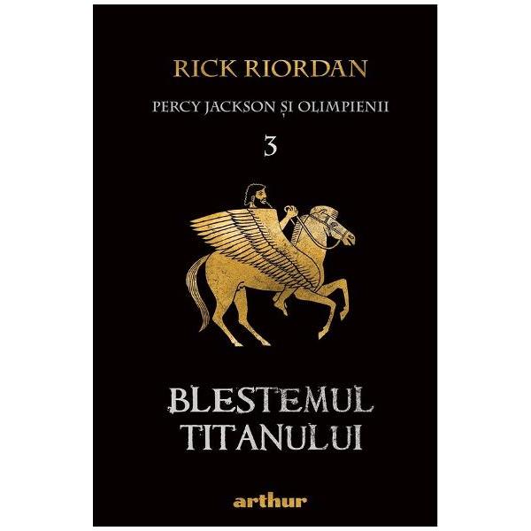 Percy Jackson si Olimpienii - Volumul al III-lea Blestemul titanului Un telefon urgent de la satirul Grover si Percy Jackson se pregateste de lupta Cei mai buni prieteni sabia de semizeu si mama lui care sa-l duca la destinatie sunt singurele arme de care are nevoie pentru a triumfa Dar incercarile pe care fiul lui Poseidon trebuie sa le infrunte se tin lant doi copii invaluiti in mister se alatura semizeilor in tabara de 