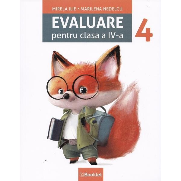 Evaluare pentru clasa a IV - a vine in ajutorul invatatorilor cu 20 de teste de pregatire concepute dupa modelul subiectelor de la Evaluarea Nationala organizata in 2026 de Ministerul Educatiei si Cercetarii la finalul clasei a IV - aItemii propusi in exercitiile din cele 10 teste de limba si comunicare - limba romana si din cele 10 teste de matematica si stiinte ale naturii acopera continuturile prevazute de programa scolara in vigoare si il stimuleaza pe elev sa se evalueze si 